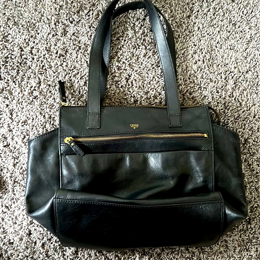 Black Fossil Purse